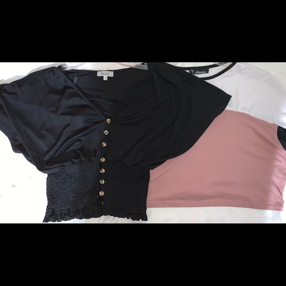 2 Woman’s Midriff Tops Super Cute